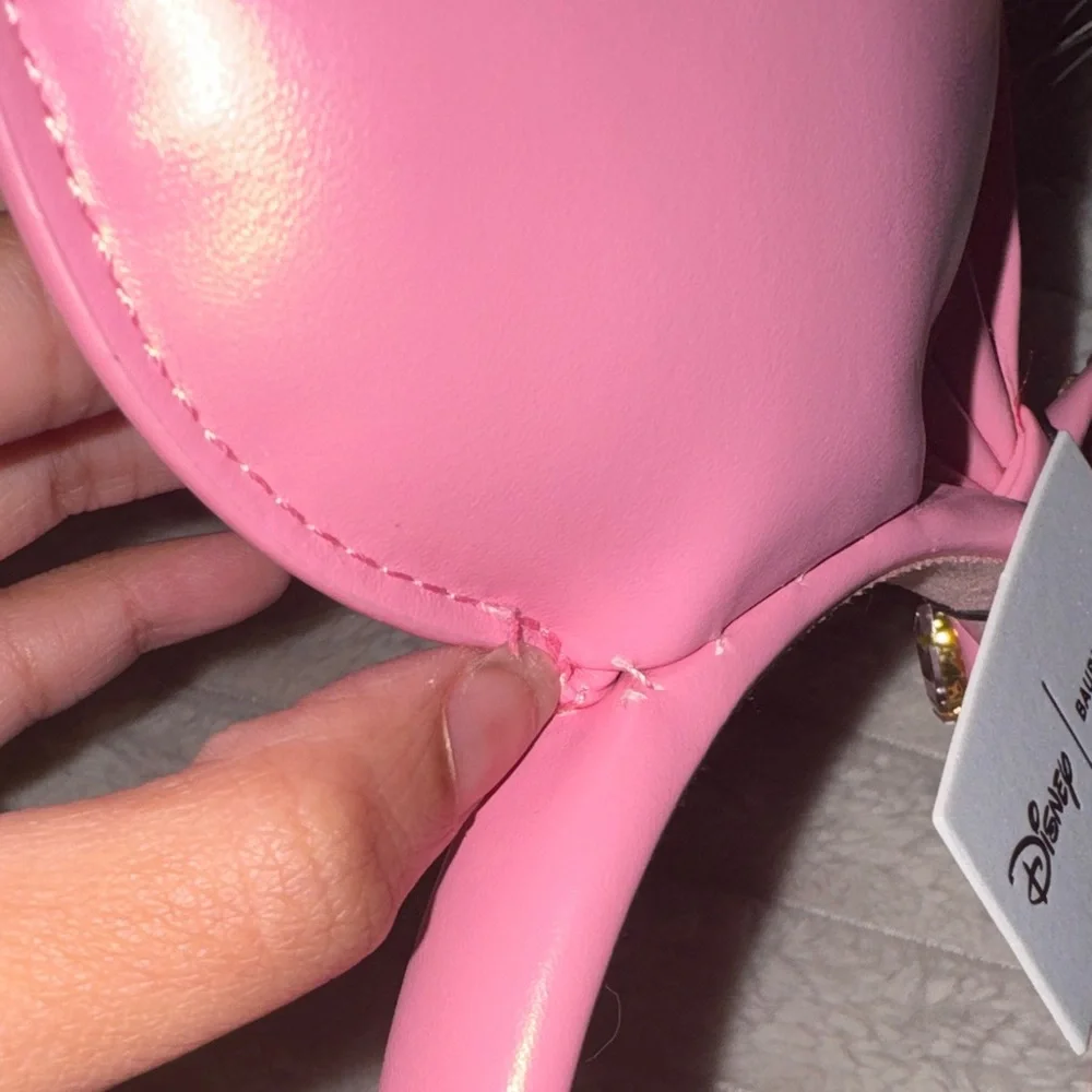 Baublebar Sparkling Pink Crystal Mouse Ears Headband - Picture 4 of 4